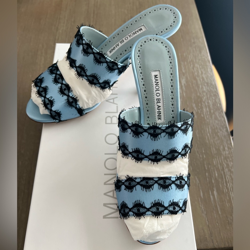 Manolo Blahnik Size 5.5 Kaflanu Sandal